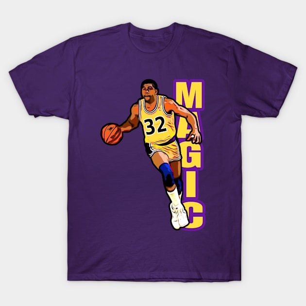 Lakers Magic 32 T-Shirt by Gamers Gear